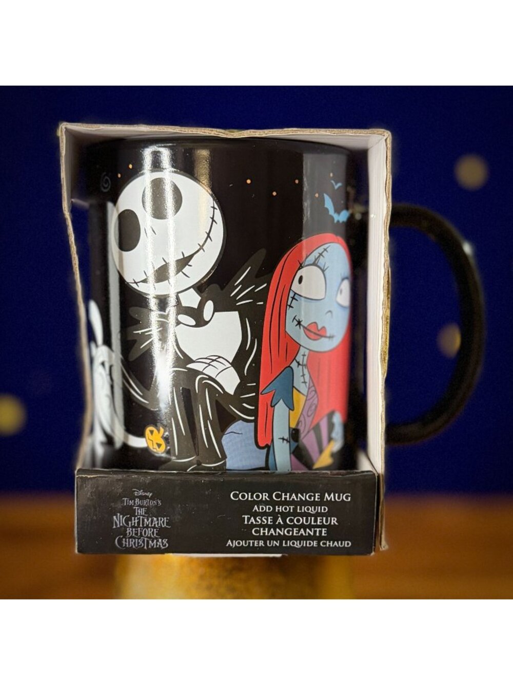 Disney Nightmare Before Christmas Jack and Sally Color Change Mug